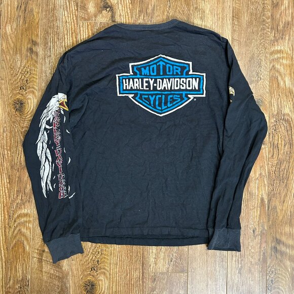 Vintage Late 80's Harley Longsleeve - Picture 2 of 4